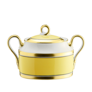 Ginori Contessa Citrino Sugar Bowl w/ Cover - 5oz.